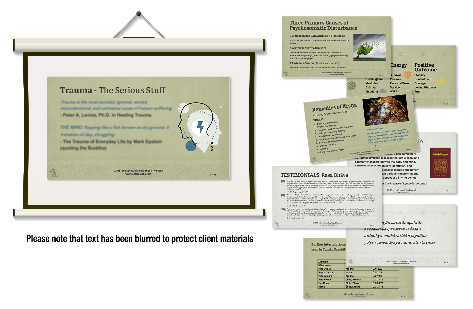 PPT Presentation Design for Ayurveda